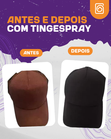 Tinta de Tecidos Roupas Estofados Carpetes - Tingespray Borrifador 250Ml